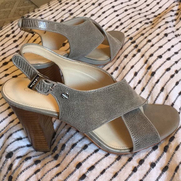 Silver Calvin Klein Heels! - Picture 2 of 4